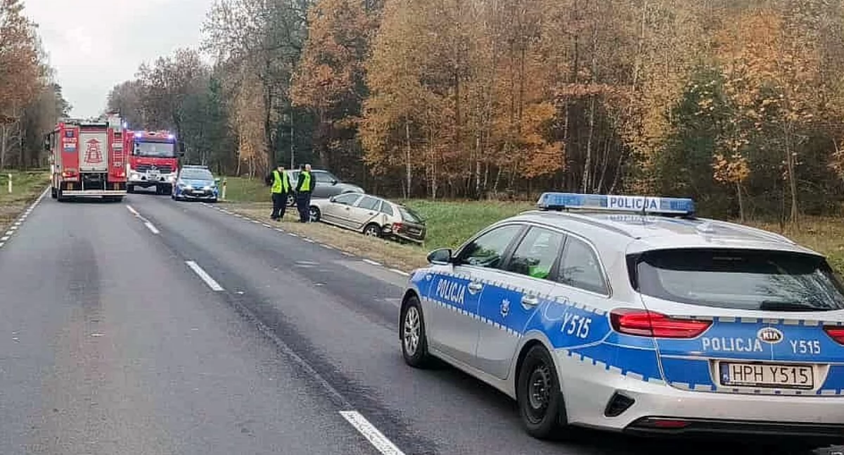 Groźne zdarzenie na drodze Ciechanów-Glinojeck