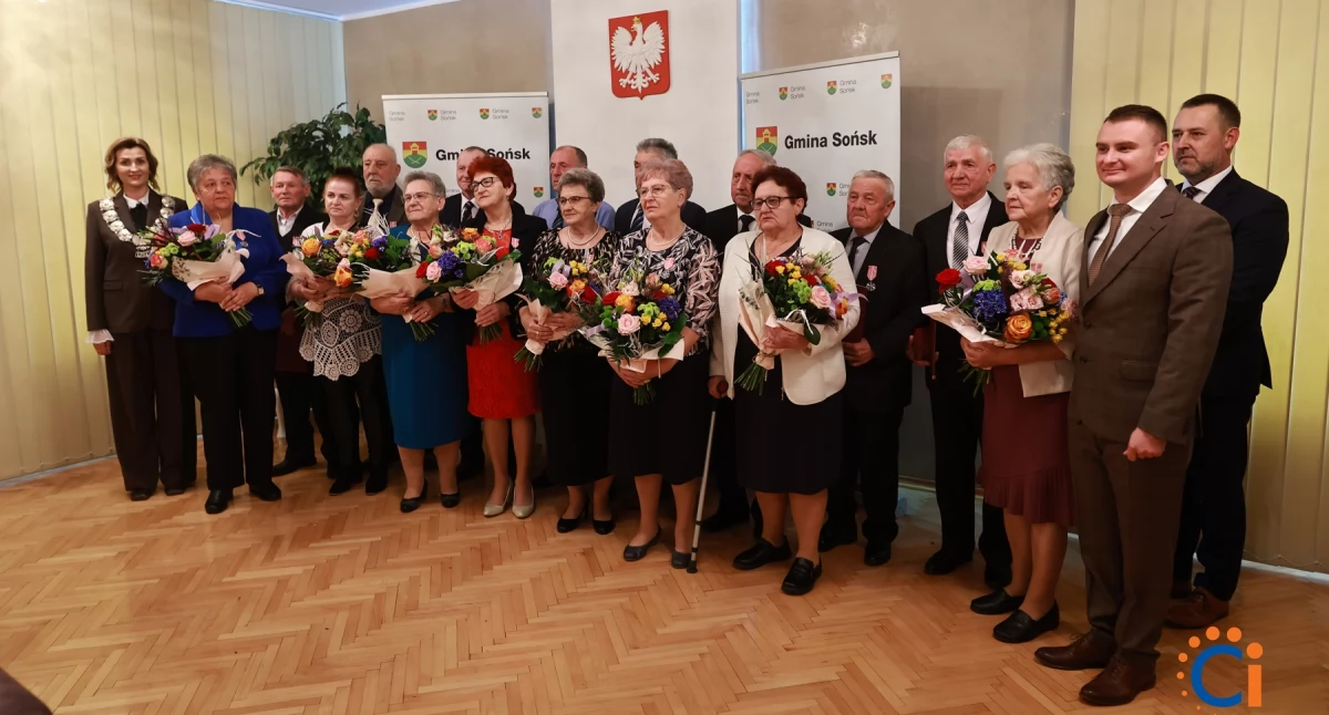 Złote gody w USC w Sońsku [zdjęcia]