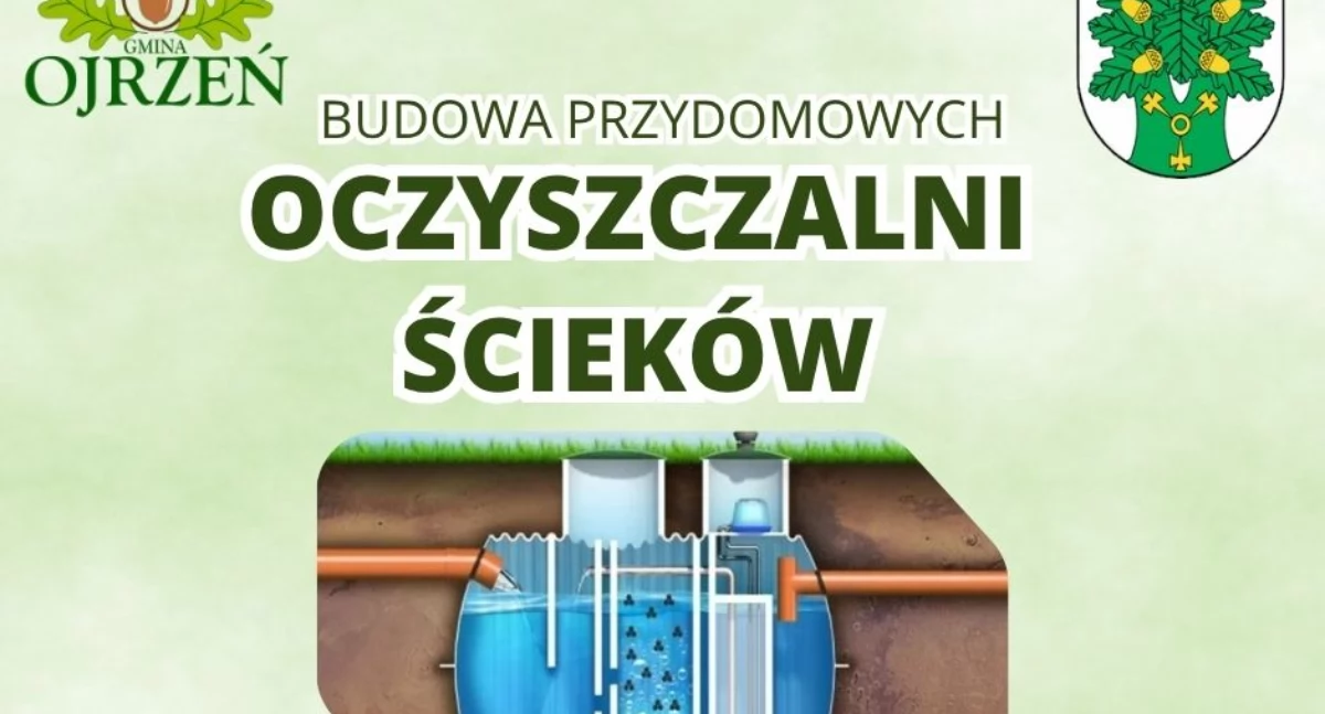 1,5 mln zł na budowę przydomowych oczyszczalni w gminie Ojrzeń