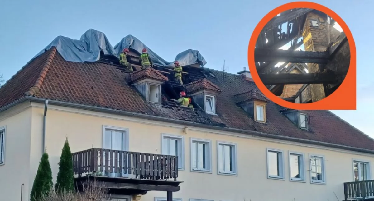 Duże straty po pożarze bloku w Ciechanowie. Ruszyły dwa odrębne śledztwa