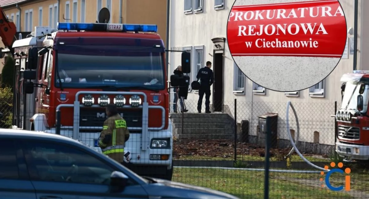 Ciało w płonącym bloku w Ciechanowie. Znane są wyniki sekcji zwłok