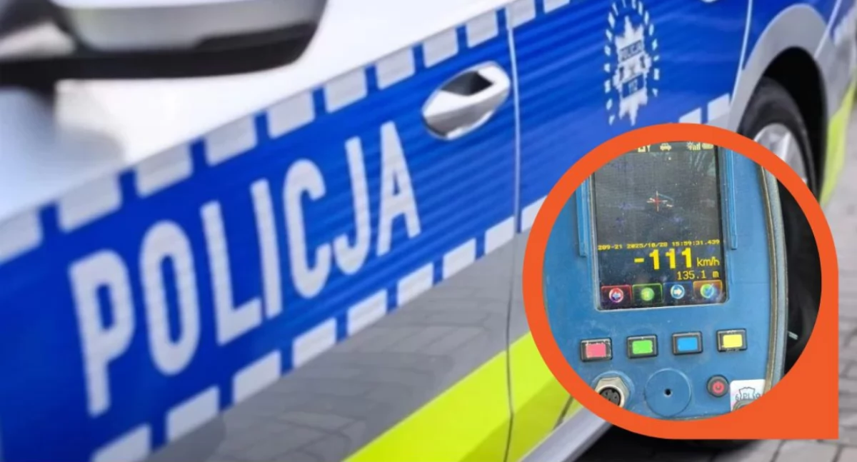 Zwolnił, minął patrol i gwałtownie przyspieszył. Drogowy recydywista stracił prawo jazdy