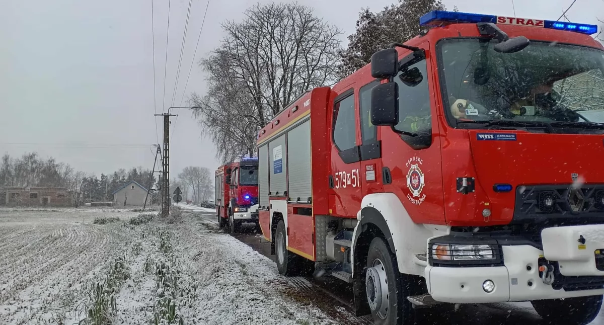 Zadymienie i zwłoki kobiety w domu jednorodzinnym [zdjęcia]