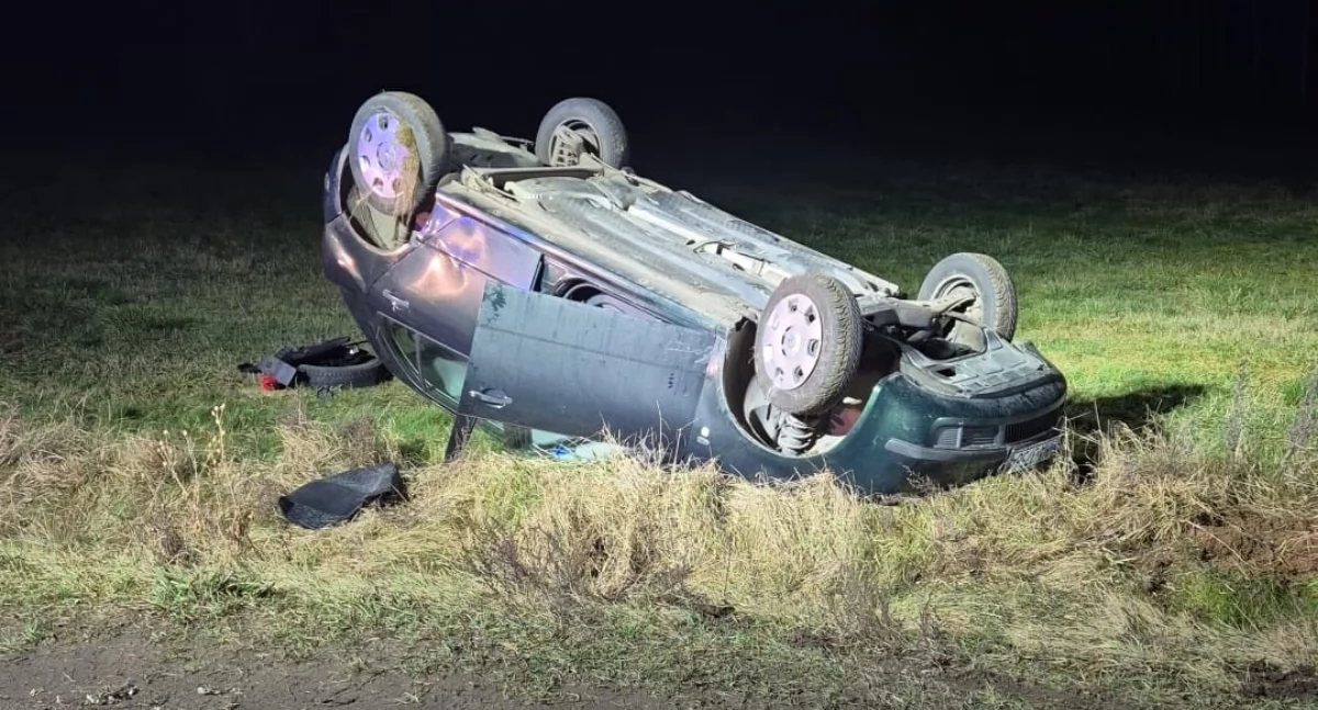 Dachowała skoda. Za kierownicą 22-latka