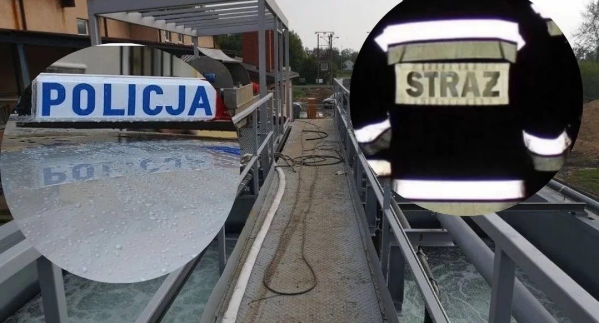 [AKTUALIZACJA] Tragiczny Wypadek na terenie oczyszczalni ścieków pod Glinojeckiem