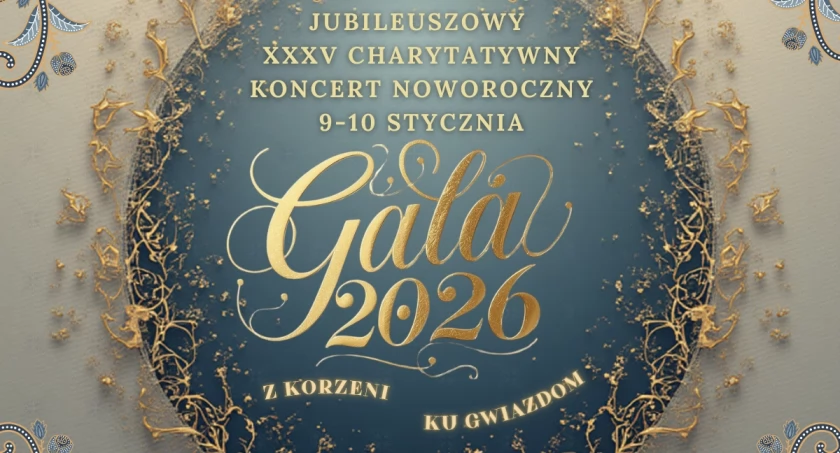 Przed nami XXXV charytatywny Koncert Noworoczny GALA 2026 w Ciechanowie