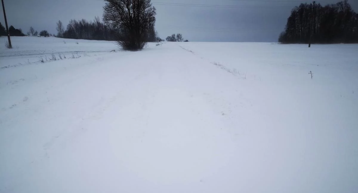 [AKTUALIZACJA] Zawieje i zamiecie śnieżne. Alert w powiecie ciechanowskim