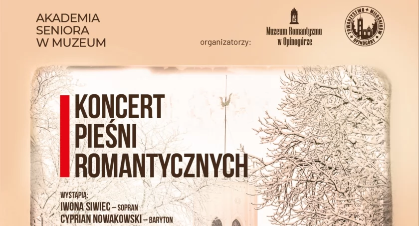 Akademia Seniora w Muzeum Romantyzmu - Koncert pieśni romantycznych