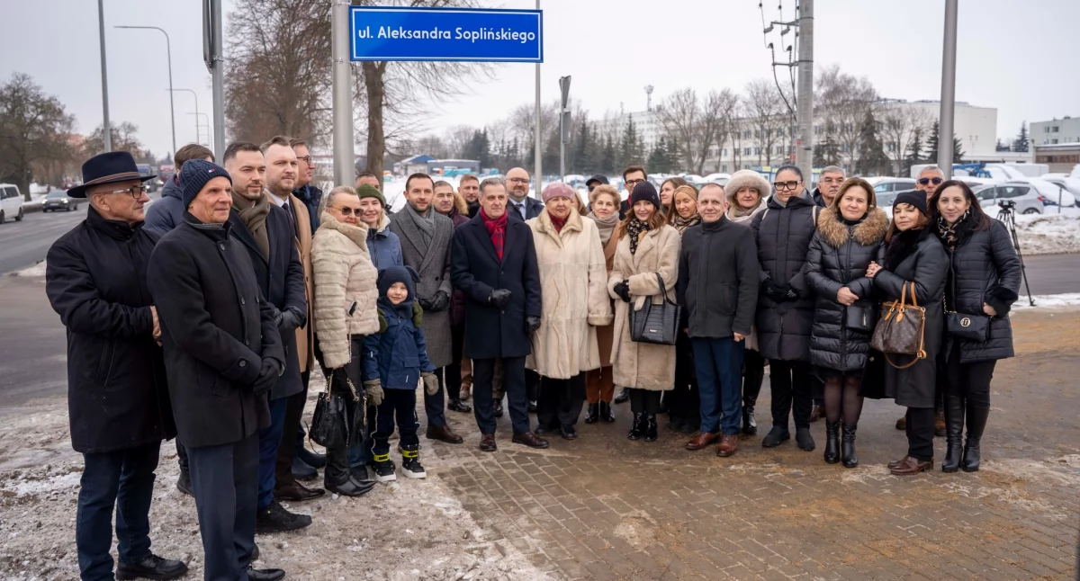 Nowa ulica w Ciechanowie zyskała imię Aleksandra Soplińskiego