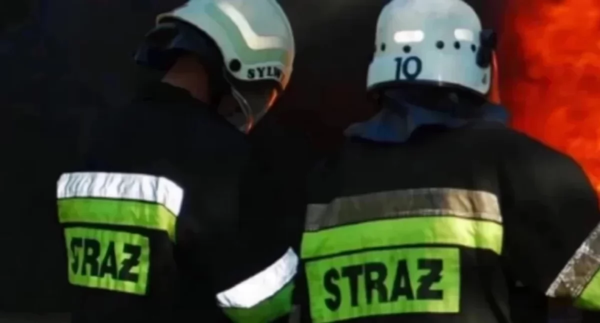 Poranny pożar na terenie jednostki wojskowej w Ciechanowie