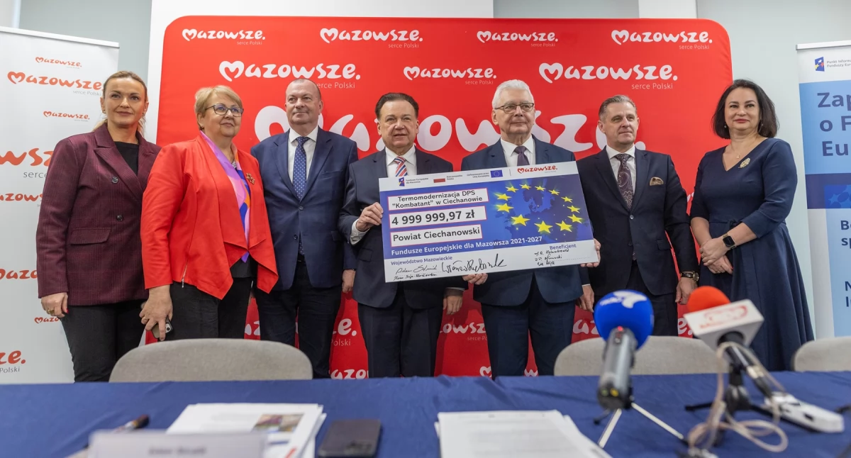 Prawie 5 milionów złotych dla Starostwa. DPS w Ciechanowie przejdzie termomodernizację