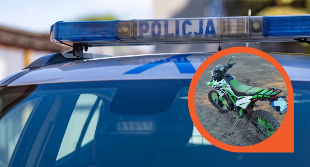 Pościg pod Ciechanowem. Nieletni uciekał motocyklem przed policją