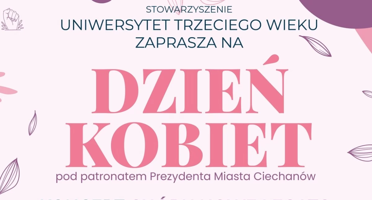 Koncert i kabaret. Przed nami Dzień Kobiet w Ciechanowie