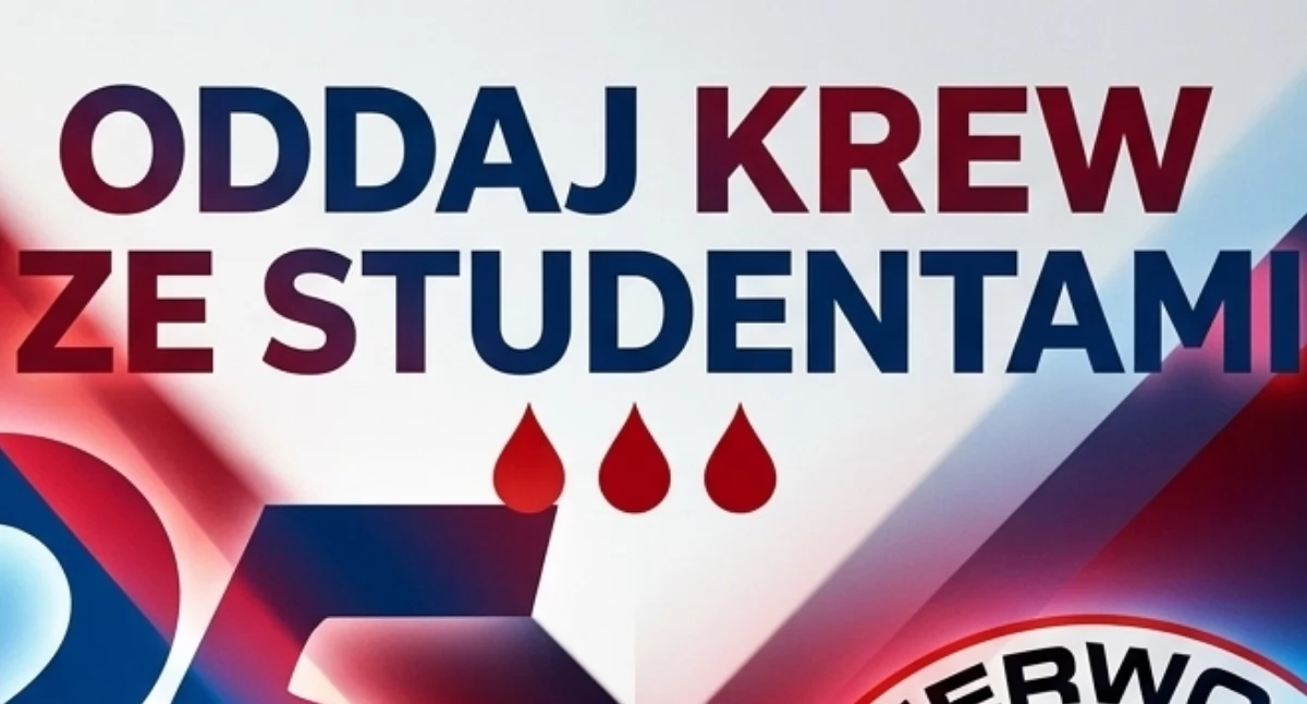 Zbiórka krwi w Ciechanowie. Studenci zachęcają do udziału wszystkich mieszkańców