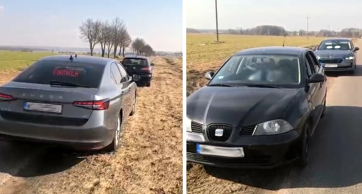 Tłumaczył, że pił wódkę poprzedniego dnia. Pijany kierowca zatrzymany przez policję