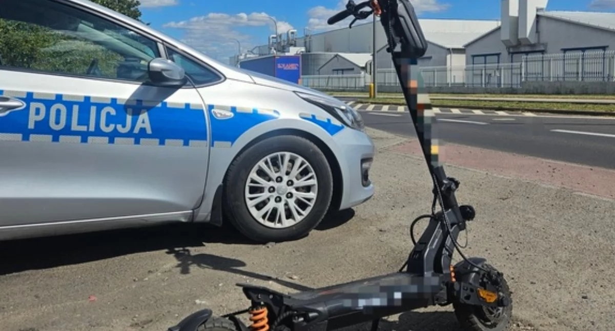 Poważne konsekwencje za jazdę na hulajnogach. Dwóch chłopców zatrzymanych w Ciechanowie