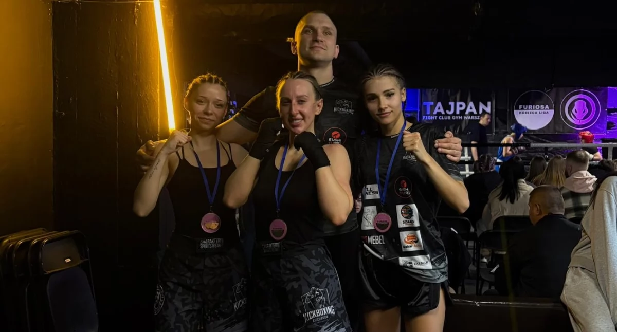 Trzy zwycięstwa zawodniczek Kickboxing Ciechanów [zdjęcia]