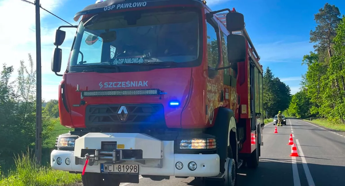 Poranne zderzenie osobówek w pobliżu Ciechanowa