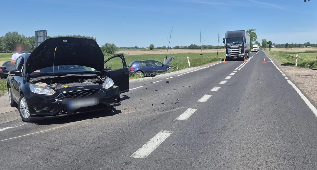 [AKTUALIZACJA] Groźne zdarzenia na drodze między Ciechanowem a Płońskiem