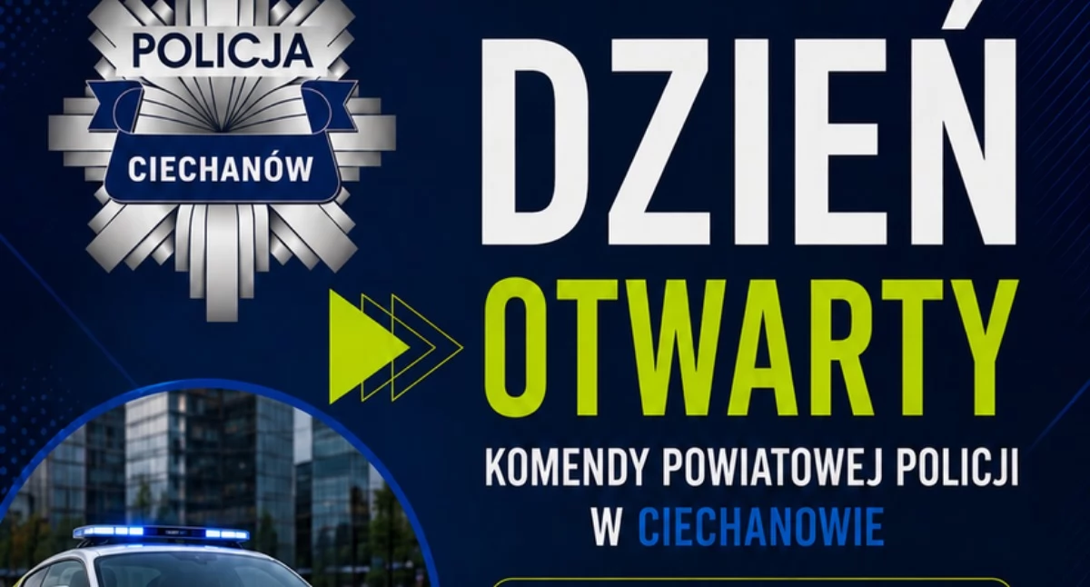 [AKTUALIZACJA] Sprawdź, jak wygląda praca w policji. Komenda w Ciechanowie zaprasza na Dzień Otwarty