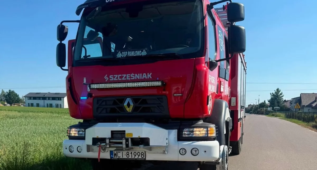 Motorowerem w golfa. Zdarzenie drogowe w Kargoszynie koło Ciechanowa