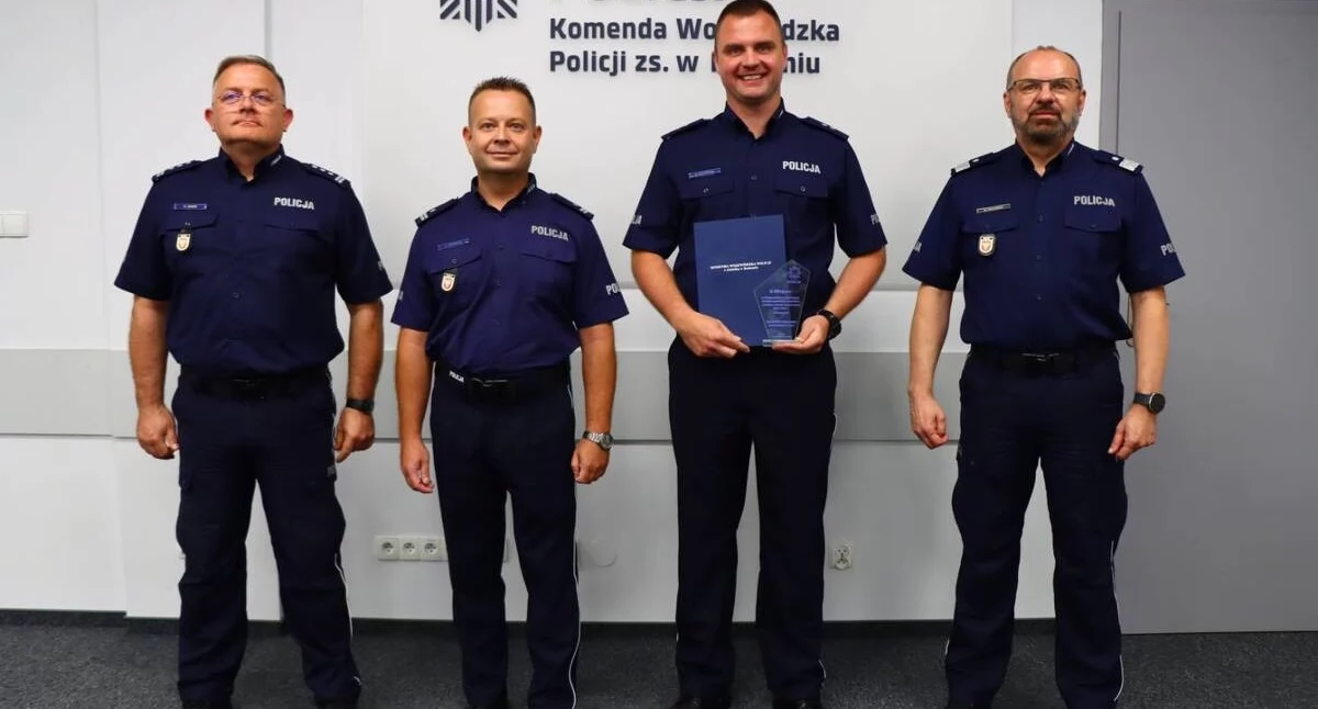 Policjant z Ciechanowa na podium [zdjęcia]