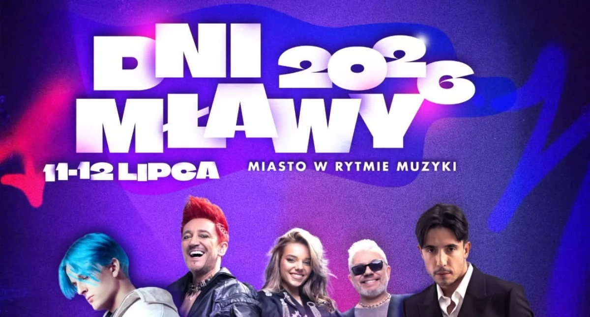 Kwiatkowski, Ich Troje, Tribbs, Daj To Głośniej i inni. Ruszają koncertowe Dni Mławy 2026