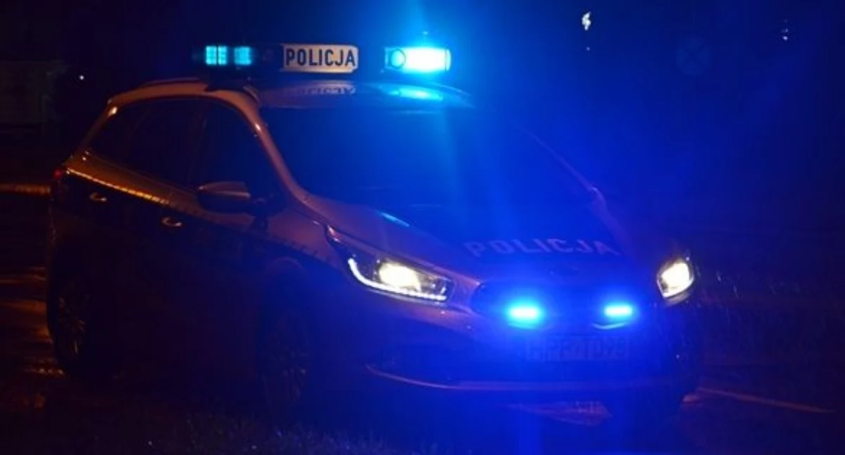 Z promilami i bez prawa jazdy. Nastolatek uderzył Oplem w ogrodzenie pod Ciechanowem