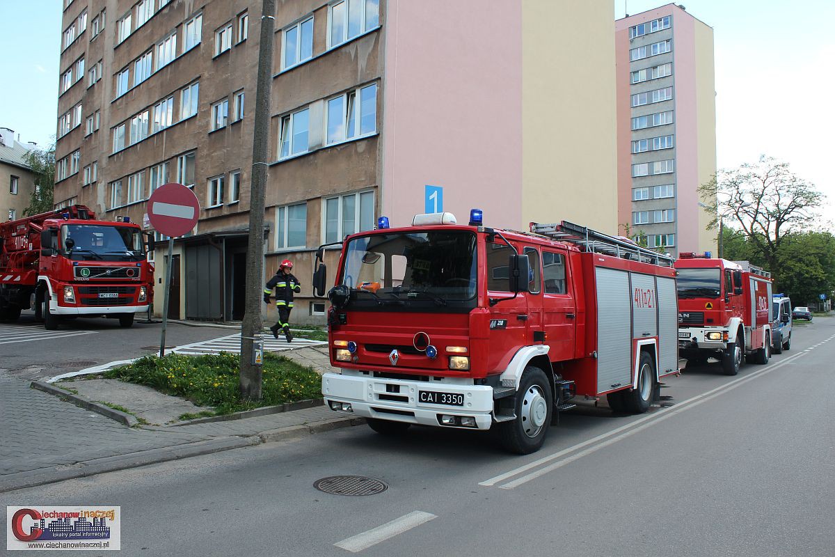 Pożar mieszkania w 