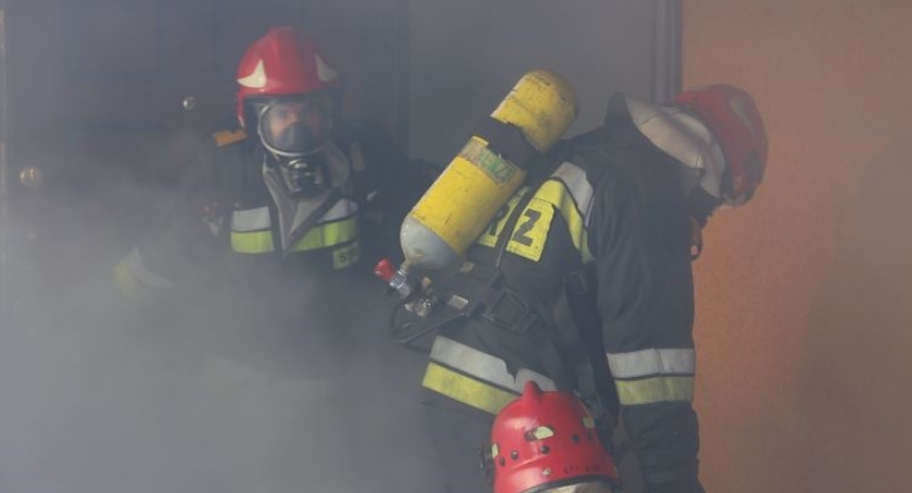 Pożar w ciechanowskiej drukarni