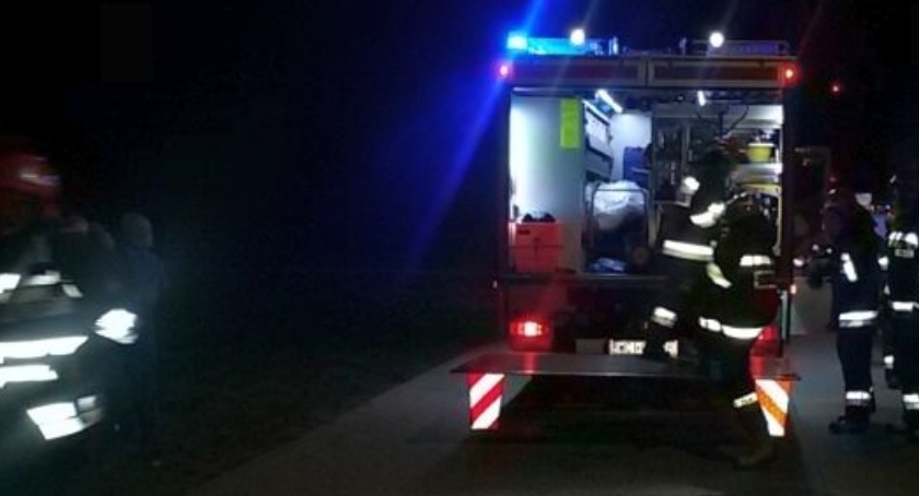Nocna akcja straży pożarnej w bloku przy ul. Batalionów Chłopskich