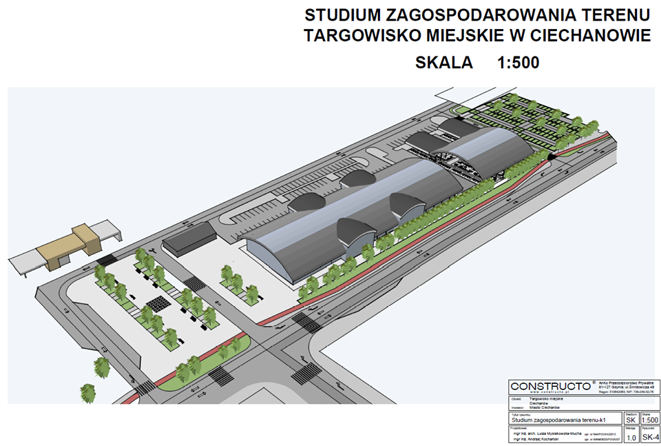 Hala targowa zastąpi bazarek przy ul. Sienkiewicza. Tak ma wyglądać