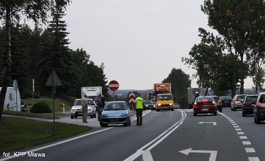 Motocyklista z Ciechanowa ranny w wypadku