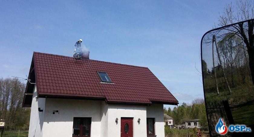 Pożar w domu jednorodzinnym (zdjęcia)