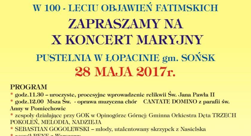 Relikwie św. Jana Pawła II w gminie Sońsk
