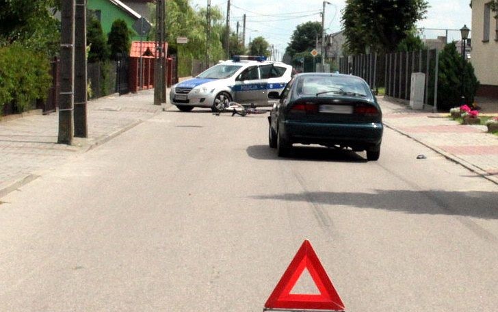 10-letni chłopiec wjechał rowerem pod koła Toyoty
