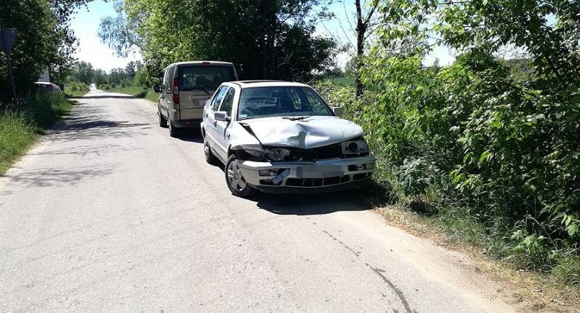 Kraksa z udziałem trzech pojazdów w gminie Sońsk