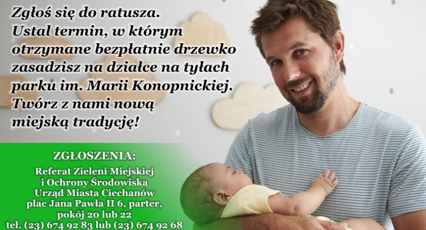 W Ciechanowie możesz zasadzić drzewko dla swojego dziecka