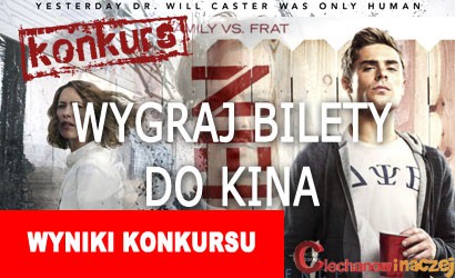 Wyniki konkursu: Wygraj bilety do kina!