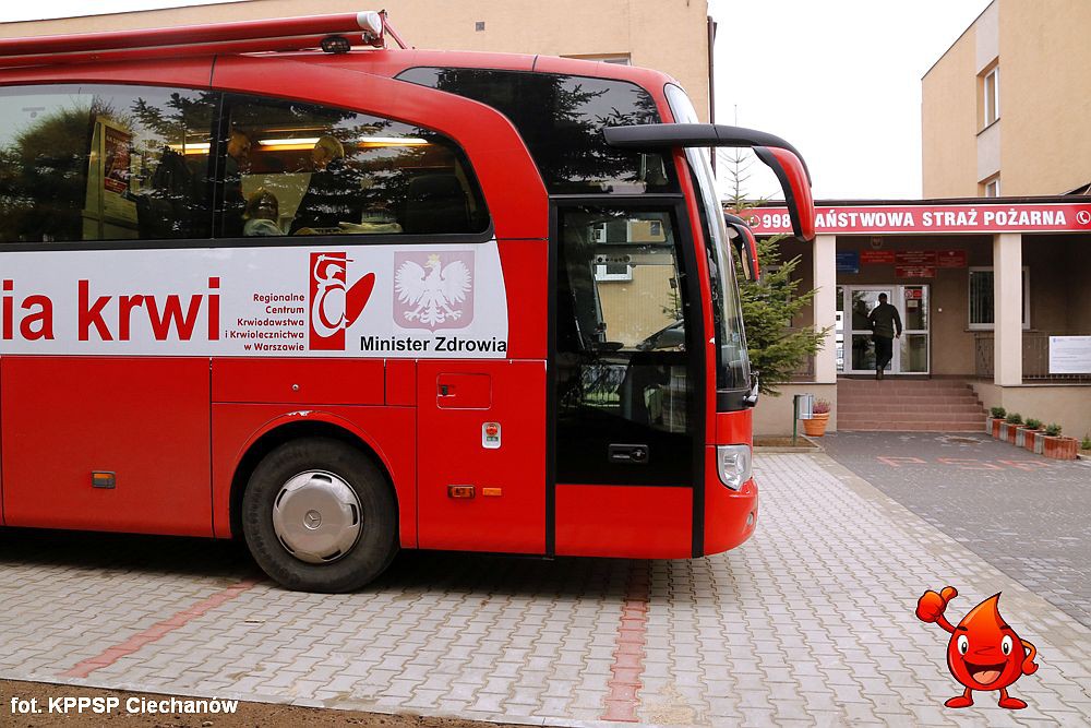 Oddaj krew ze strażakami z Ciechanowa! Zbiórka już w czwartek