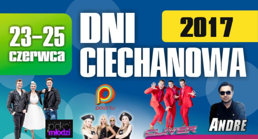 Dni Ciechanowa 2017 - szczegółowy program