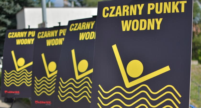 Na Mazowszu pojawiły się nowe czarne punkty wodne