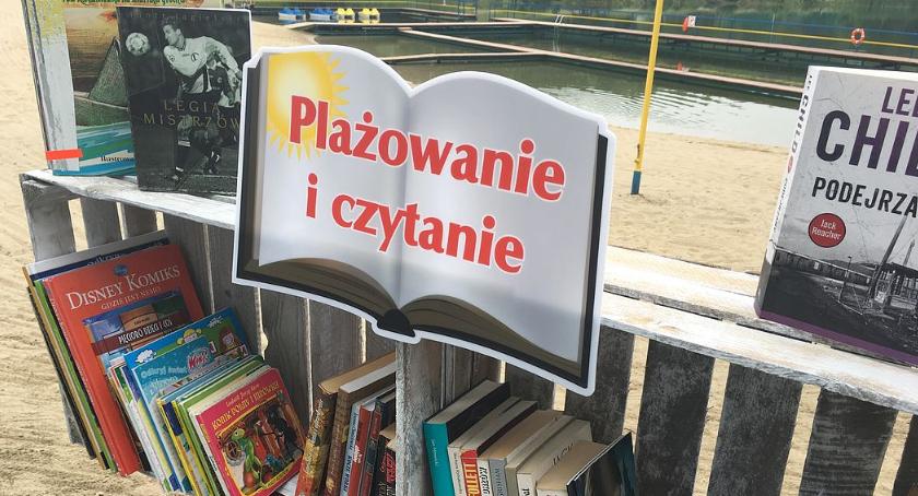 Na kąpielisku Krubin znajdziecie ... książki