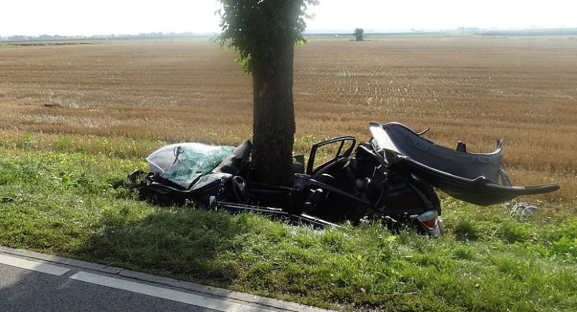 Tragiczny wypadek na drodze Ciechanów-Przasnysz. Zginęła 25-latka (zdjęcia)