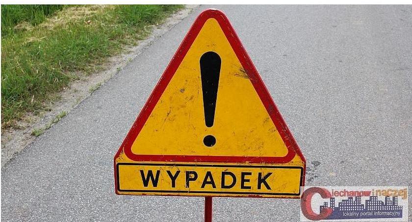 Z ostatniej chwili: Zderzenie osobówek na drodze Ciechanów - Płońsk