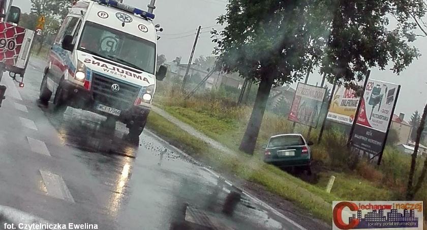 Wasze Info: Zdarzenie drogowe przy centrum handlowym pod Ciechanowem