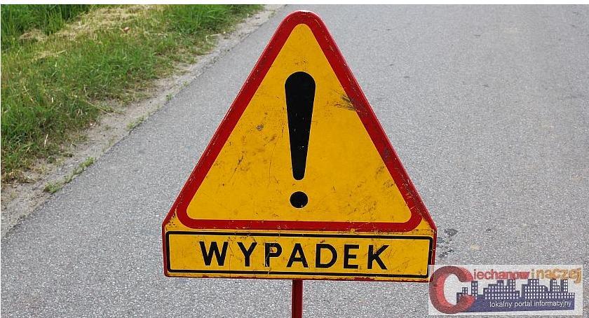 Poranny wypadek w Grudusku. Dwie osoby poszkodowane