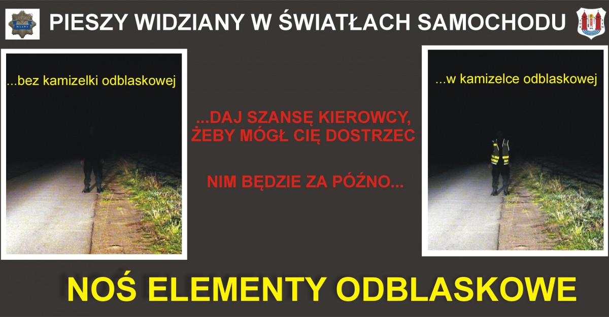 Obowiązkowe odblaski dla pieszych. Za ich brak zapłacisz nawet 500 zł
