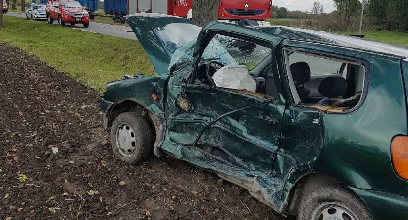 Tragiczny wypadek u sąsiadów. Zginęła kierująca Volkswagenem