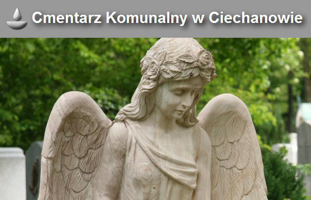 Cmentarz w Ciechanowie ze stroną internetową i wyszukiwarką grobów